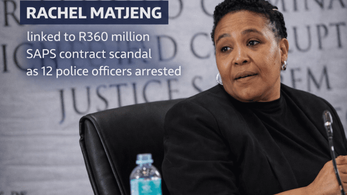 Rachel Matjeng Is Confirmed As One Of The 12 Officials Arrested.