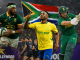 Sports today: South African rugby, football and cricket players in action during a sports montage with the national flag in the background, representing the biggest sports stories in South Africa on 22 July 2026.