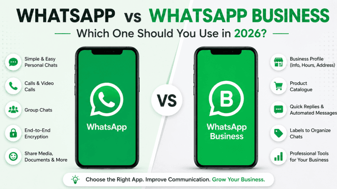 WhatsApp and WhatsApp Business: Key Differences