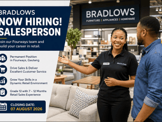 Bradlows Salesperson Vacancy