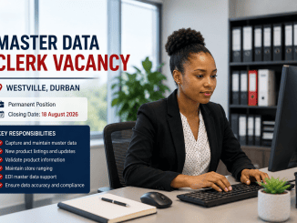 Boxer Master Data Clerk Vacancy