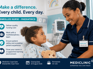 Mediclinic is hiring an Enrolled Nurse in Cape Town
