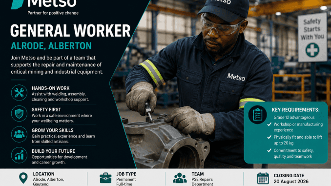 Metso general worker position