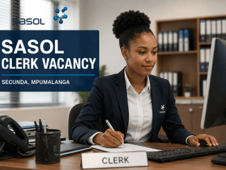 Sasol Clerk Vacancy