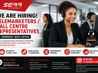 Telemarketers / Call Centre Representatives vacancies at Serr Synergy