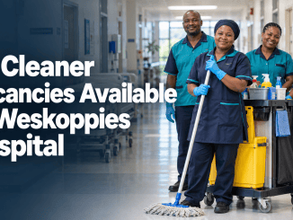 20 Cleaner Vacancies Available at Weskoppies Hospital