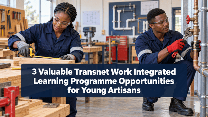 3 Valuable Transnet Work Integrated Learning Programme Opportunities for Young Artisans