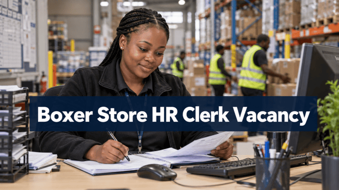 HR Clerk Vacancy at a Distribution Centre in Benoni