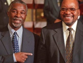 Jacob Zuma and Thabo Mbeki