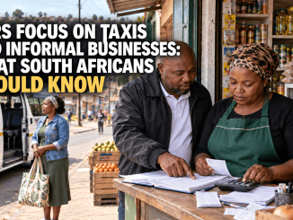SARS informal economy tax strategy affecting a taxi owner, spaza-shop owner and commuter in South Africa.