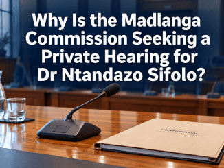 Why Is the Madlanga Commission Seeking a Private Hearing for Dr Ntandazo Sifolo?
