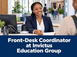 Front-Desk Coordinator at Invictus Education Group