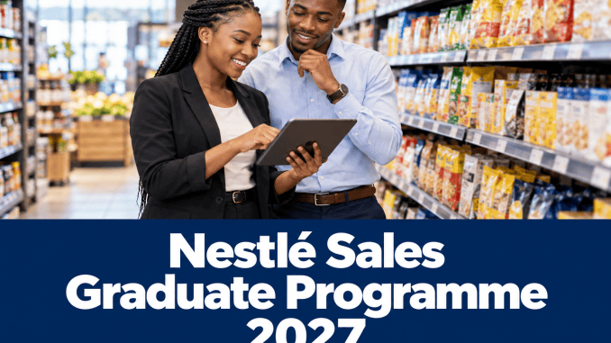 Nestlé Sales Graduate Programme 2027