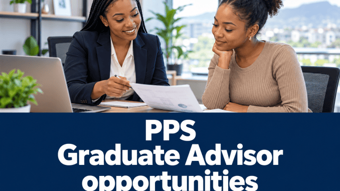 PPS Graduate Advisor opportunities