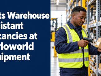 Parts Warehouse Assistant Vacancies at Barloworld Equipment