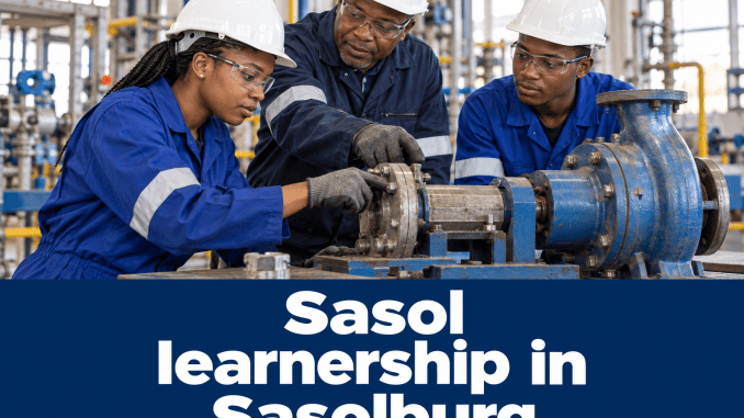 Sasol learnership in Sasolburg